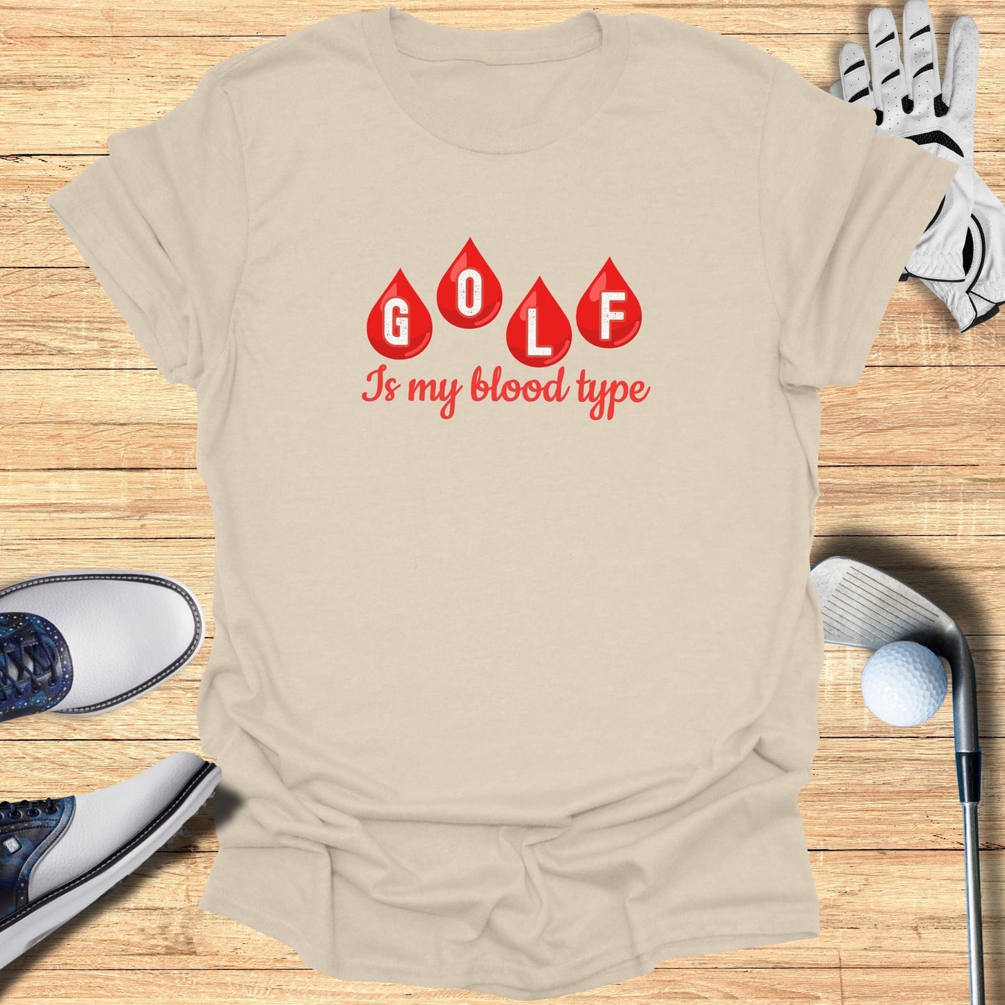 Golf In My Blood T-Shirt - Funny Golf Tee by Swing Epic