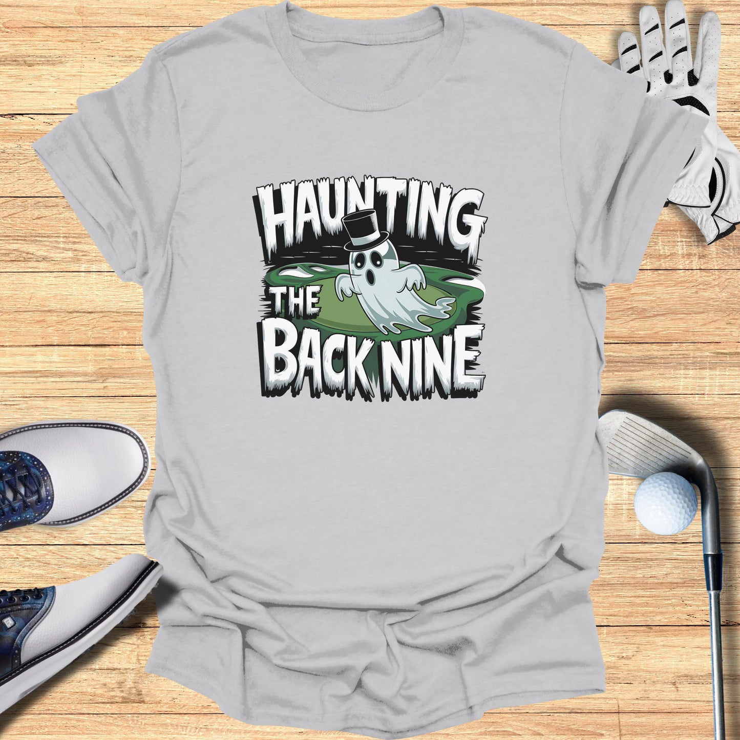 Haunting The Back Nine Ghost Golf T-Shirt product