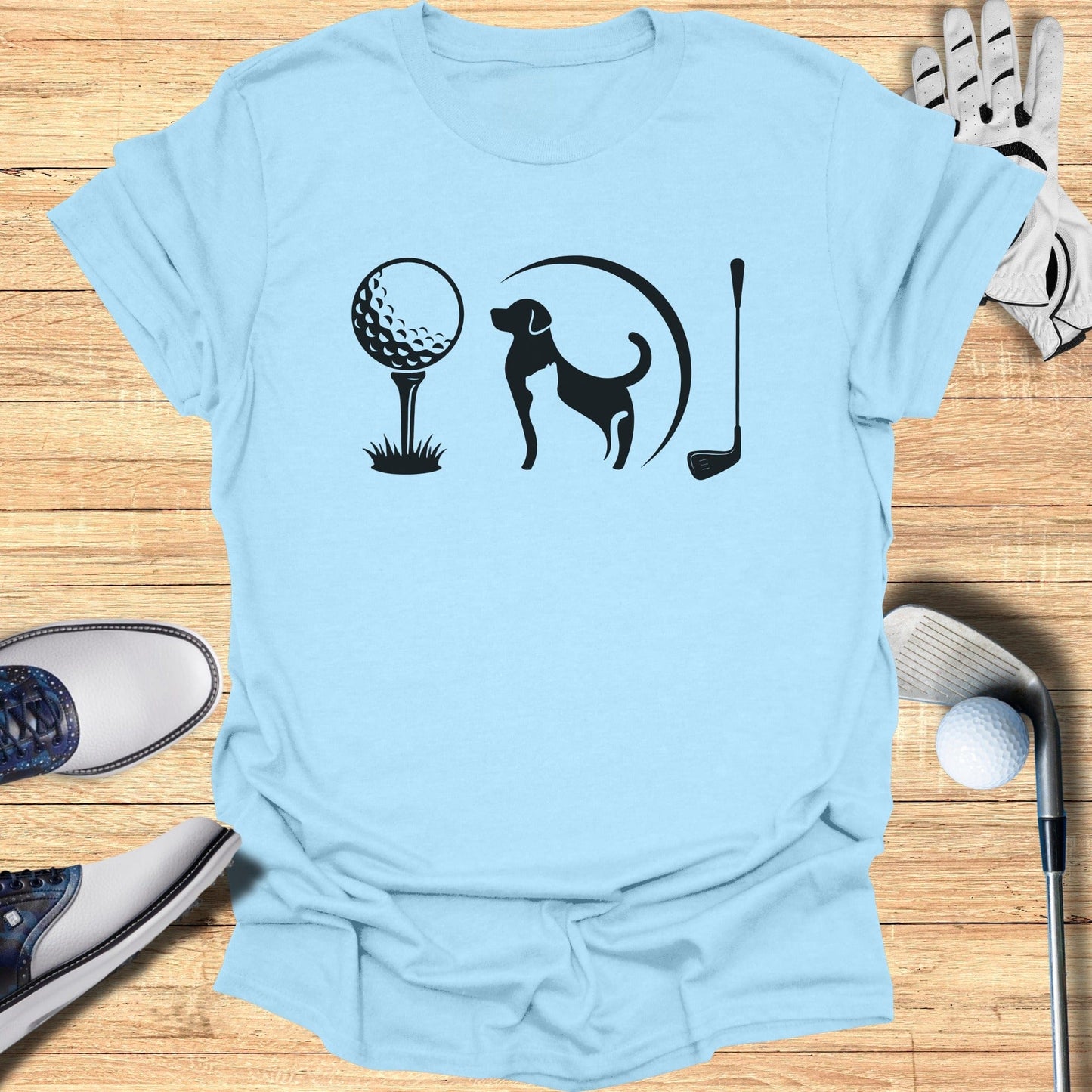 Golf Dog Graphic Tee for Sports Lovers T-shirt