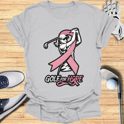 Golf For Hope Pink Ribbon Graphic Tee product