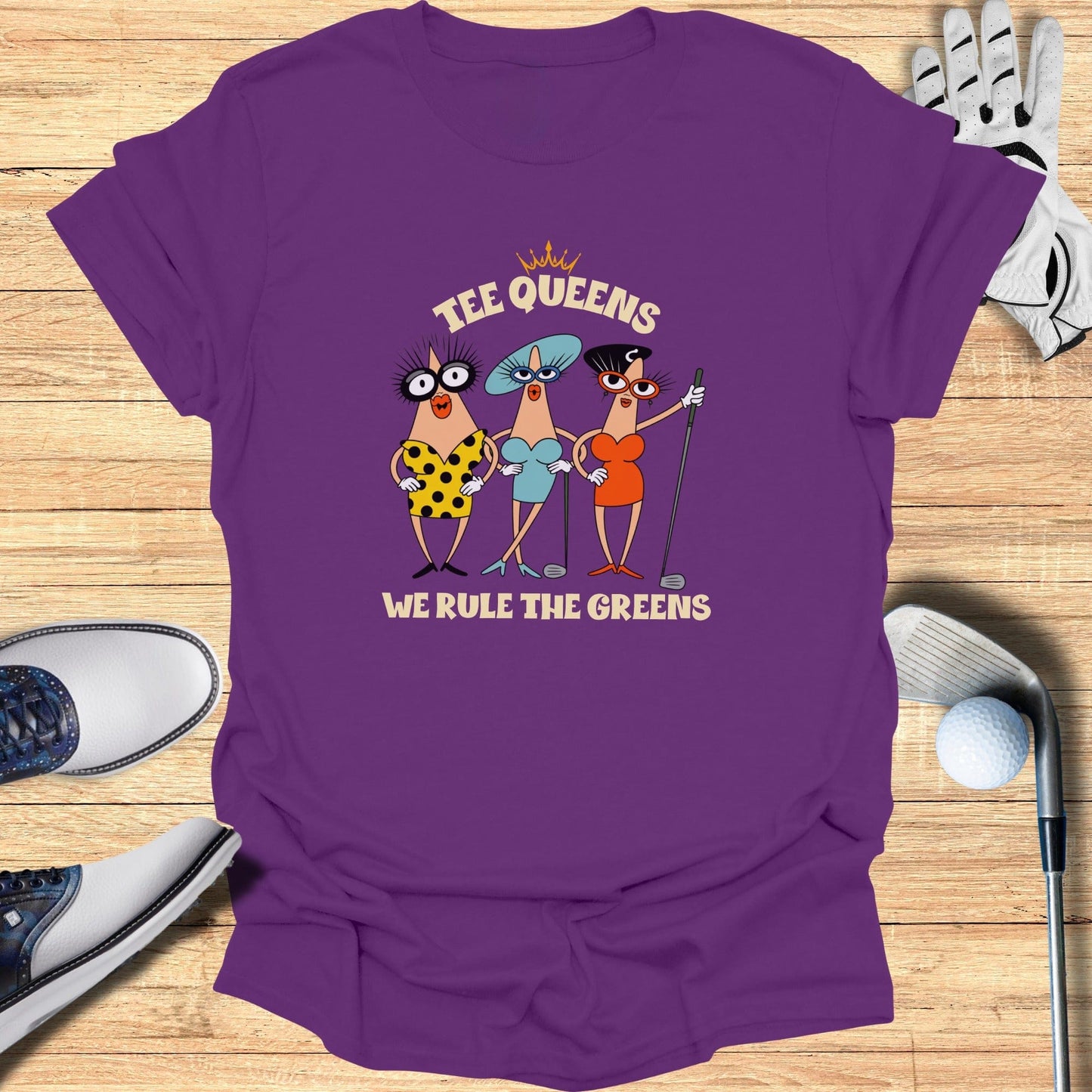 Tee Queens T-Shirt - Funny Golf Tee by Swing Epic