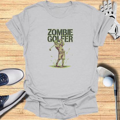Zombie Golfer T-Shirt - Funny Golf Tee by Swing Epic