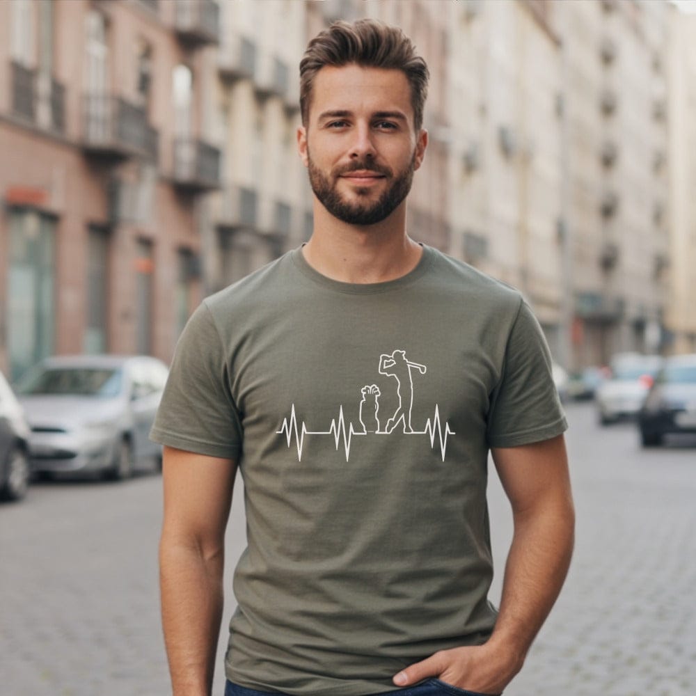 Heartbeat Bear and Lumberjack Unisex T-shirt