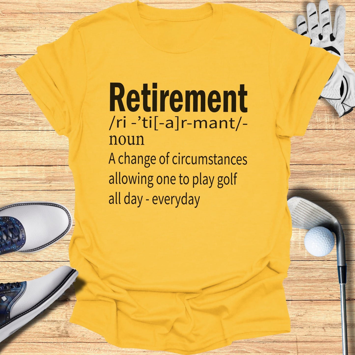 Retired to Golf T-Shirt
