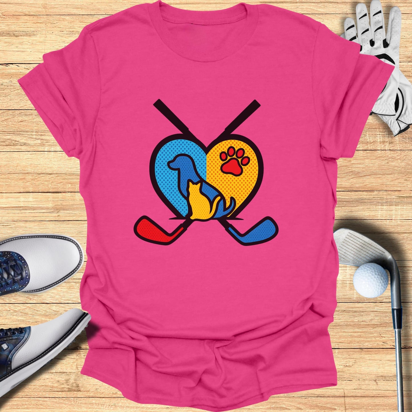 Golf Heart Pet Pals T-Shirt