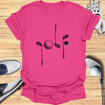 Golf Life Script T-Shirt