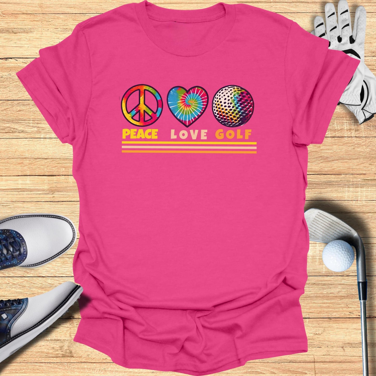 Peace Love Golf T-Shirt