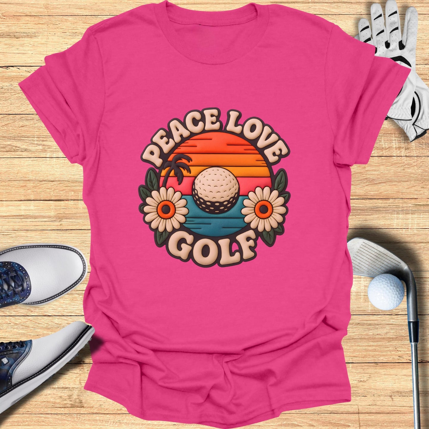 Peace Love Golf T-Shirt