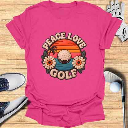 Peace Love Golf T-Shirt
