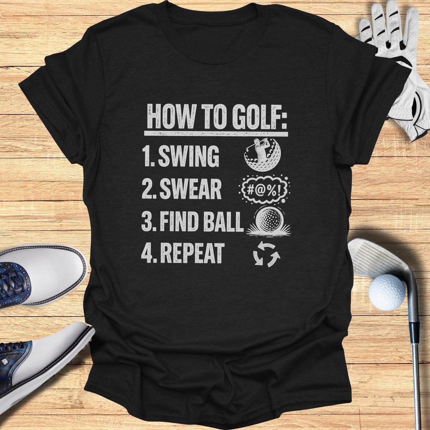 How To Golf T-Shirt