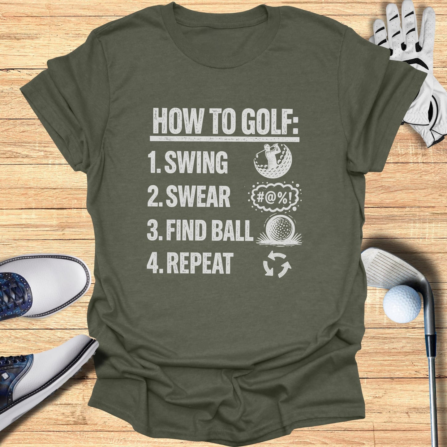 How To Golf T-Shirt