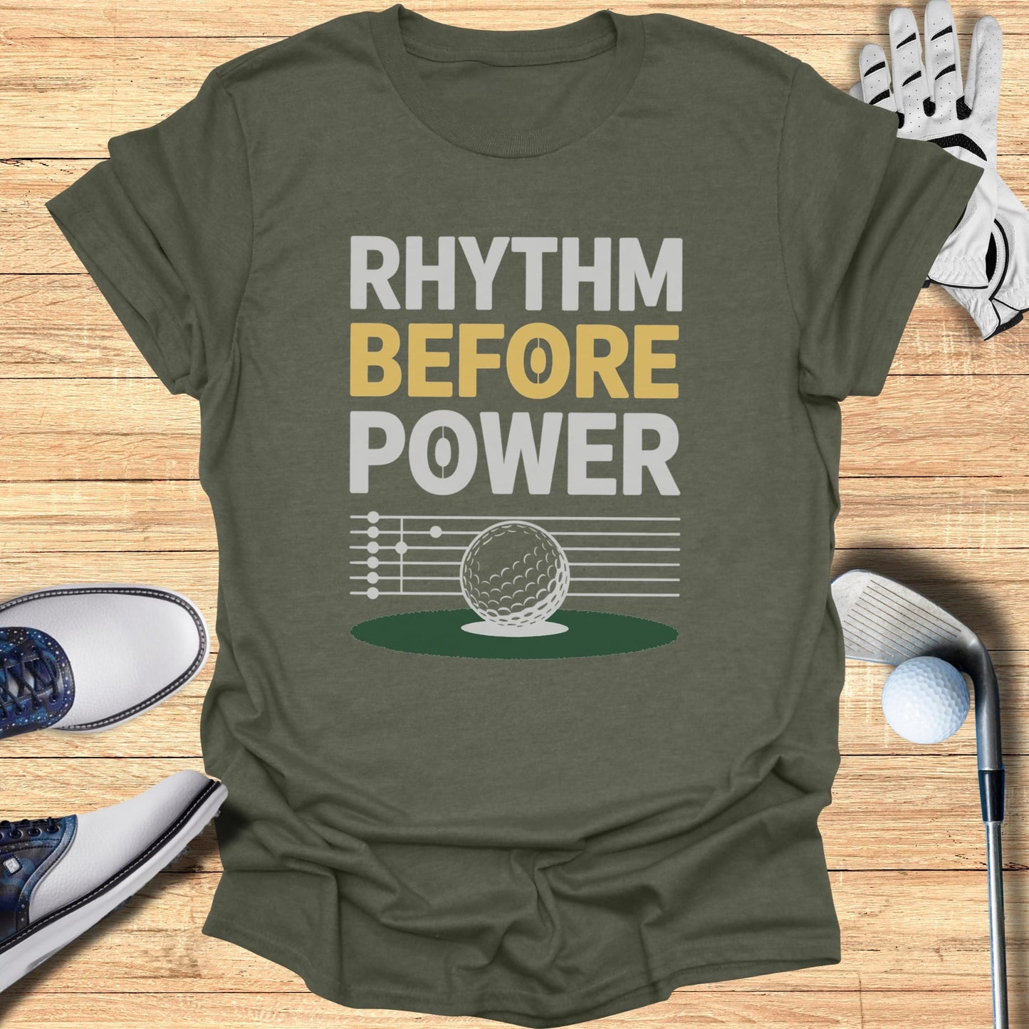 Rhythm Before Power T-Shirt