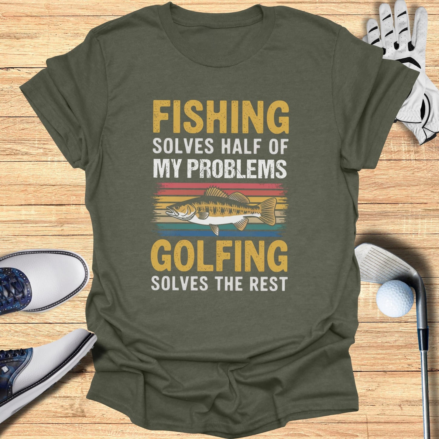 Golf Solves the Rest T-Shirt