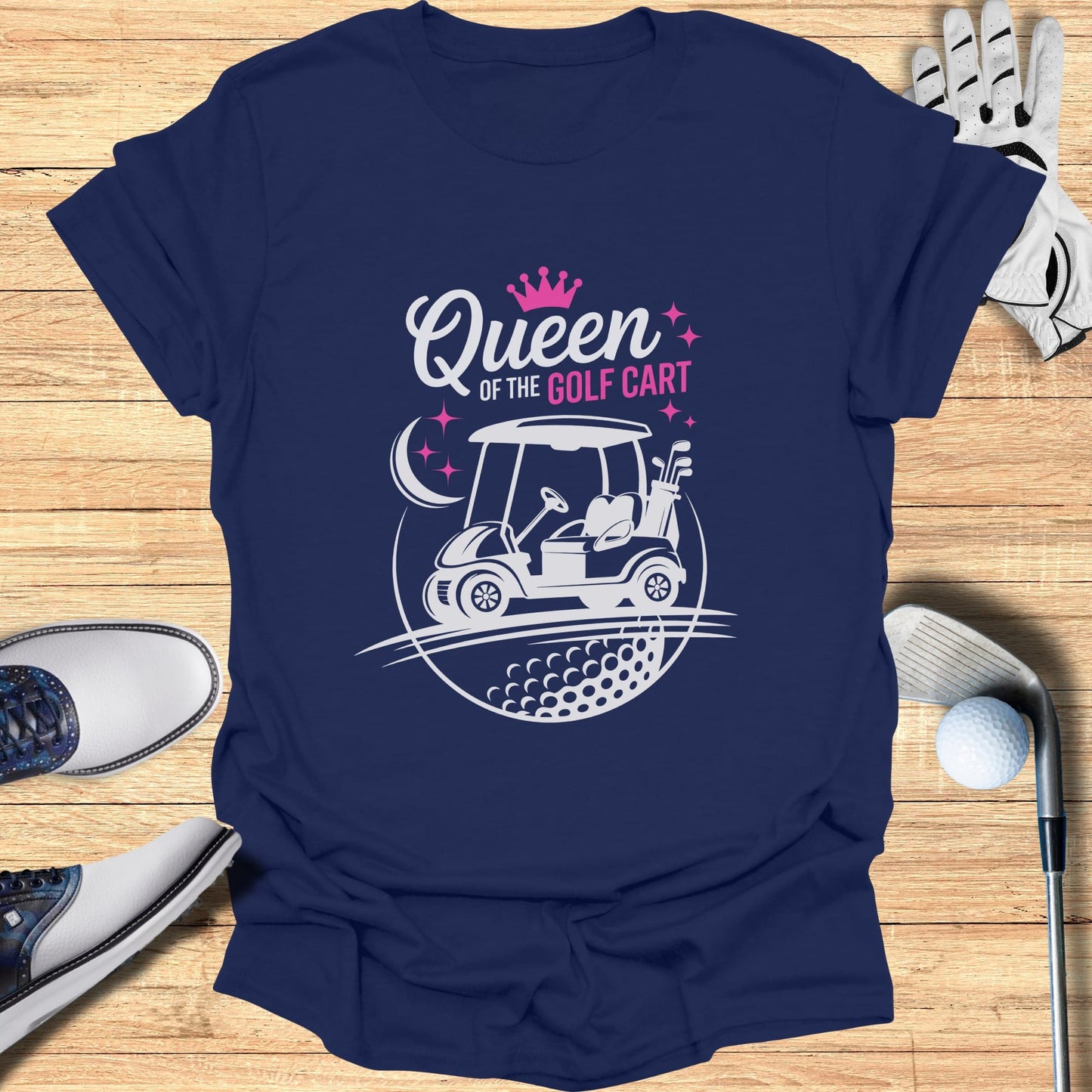 Queen of the Golf Cart T-Shirt