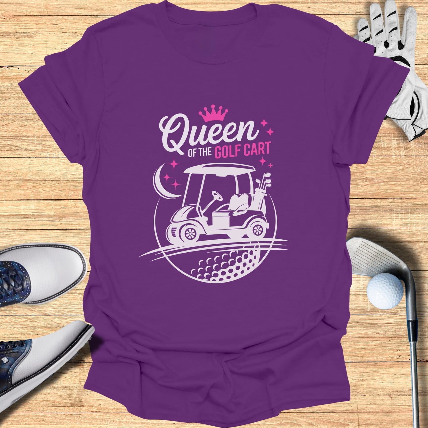 Queen of the Golf Cart T-Shirt