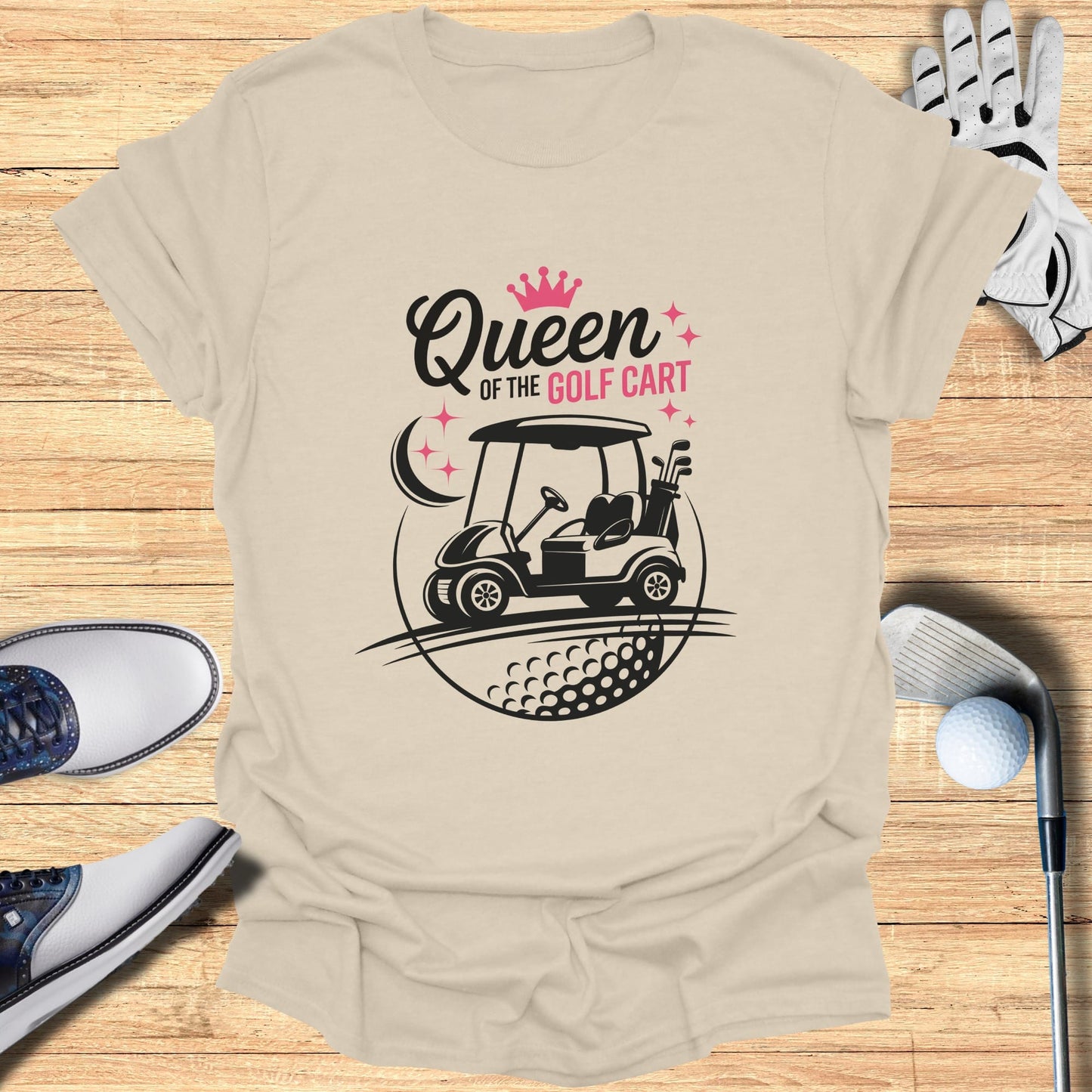 Queen of the Golf Cart T-Shirt
