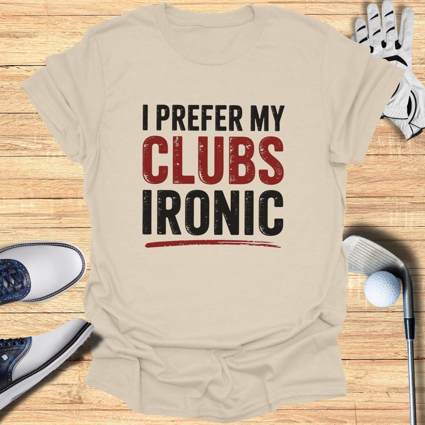 Ironic Clubs Only T-Shirt
