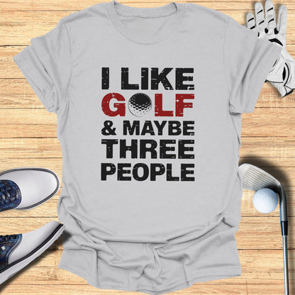 Golf, Dog, Three People T-Shirt