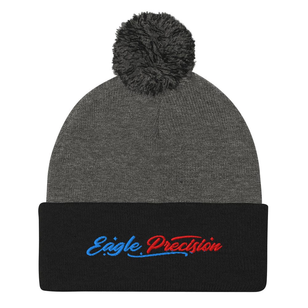 Eagle Precision Embroidered Golf Pom-Pom Beanie - Funny Golf Tee by Swing Epic