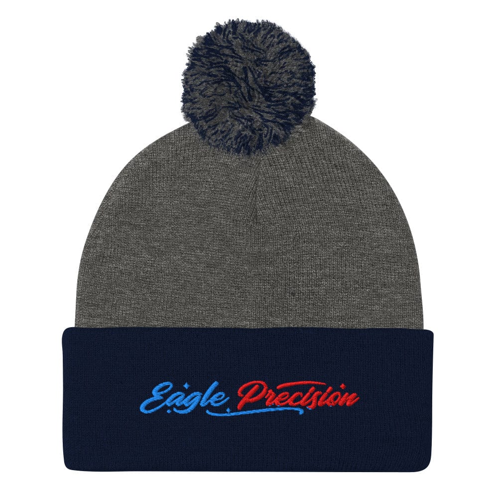 Eagle Precision Embroidered Golf Pom-Pom Beanie - Funny Golf Tee by Swing Epic