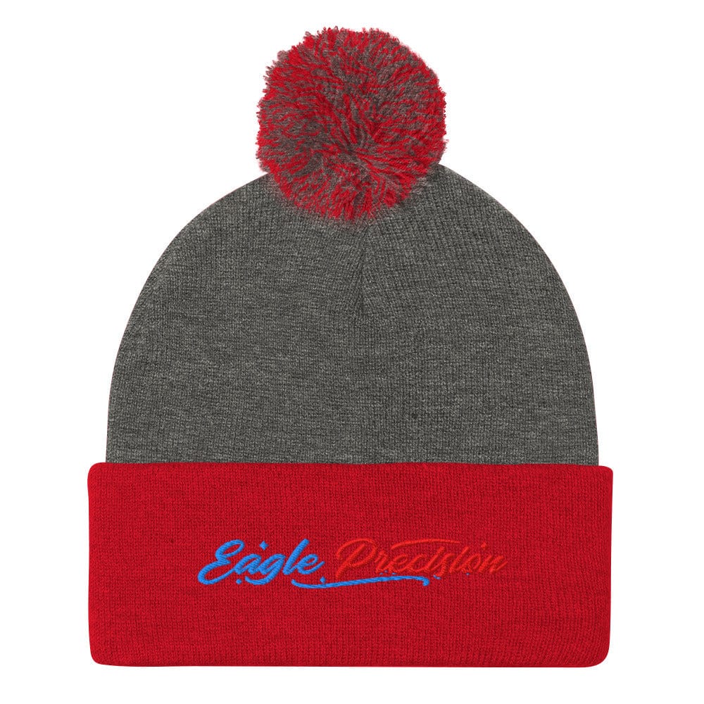 Eagle Precision Embroidered Golf Pom-Pom Beanie - Funny Golf Tee by Swing Epic