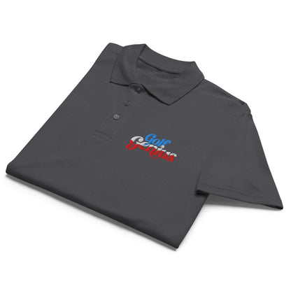 Golf Genius Embroidered Golf Pique Polo Shirt
