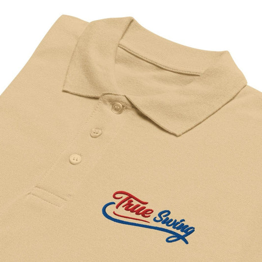 True Swing Embroidered Golf Pique Polo Shirt