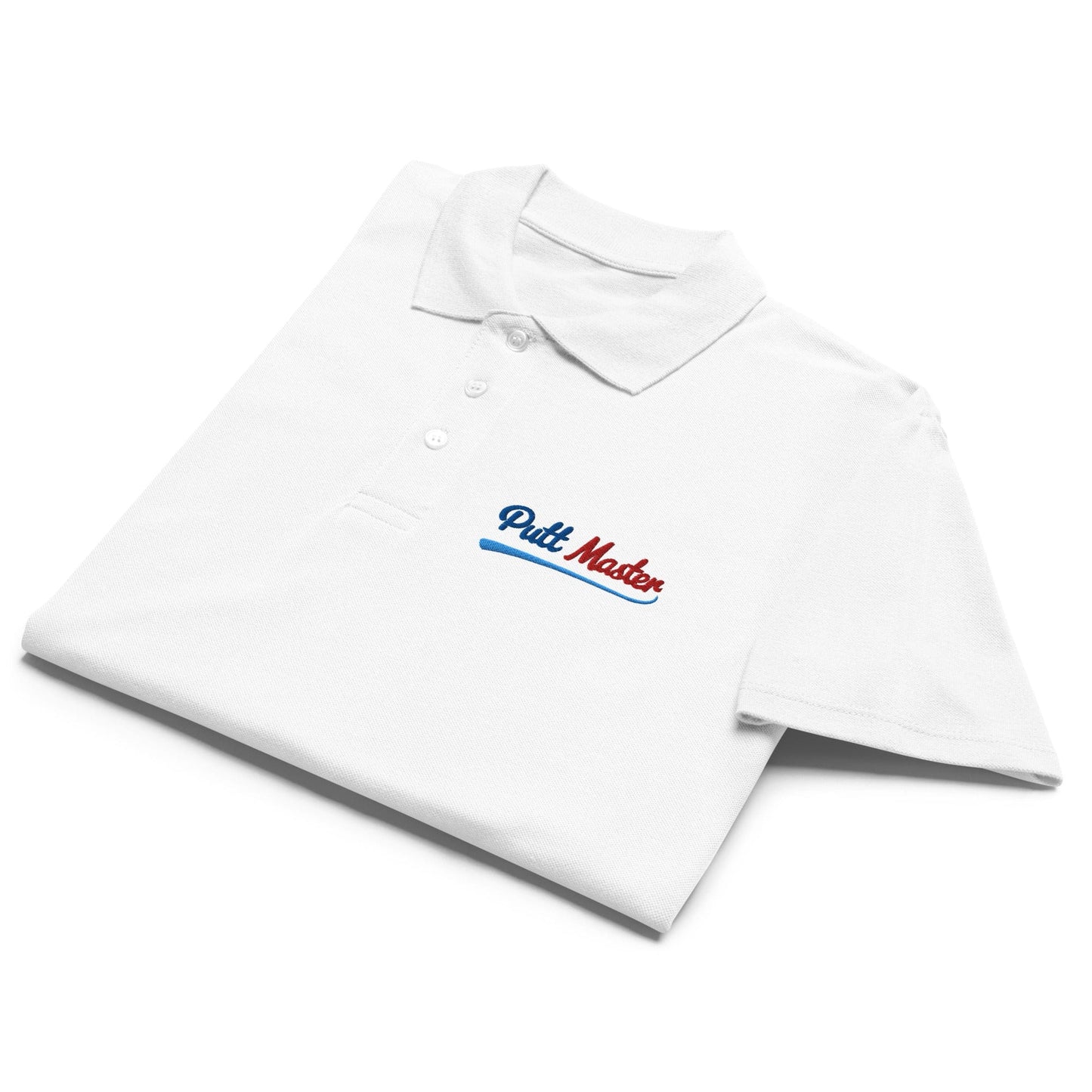 Putt Master Embroidered Golf Pique Polo Shirt