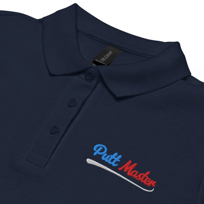 Putt Master Embroidered Golf Women's Pique Polo Shirt